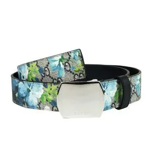 Gucci | Accessories | Gucci Gucci Unisex Silver Buckle Blue  display picture 2